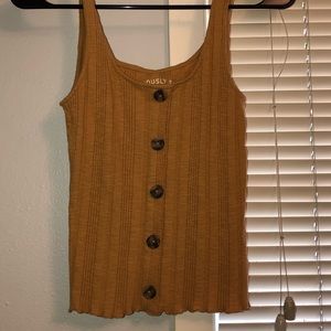 aeropostale mustard tank top